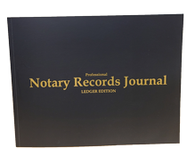 NRB-LGR - Professional Notary Records Journal Ledger Edition (California Style)