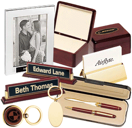 Trophy, pens and gifts