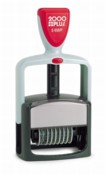 Plastic self-inking