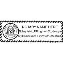 Georgia Notary Stamps