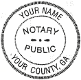 06NSDESK - Notary desk seal 
1 5/8'' 