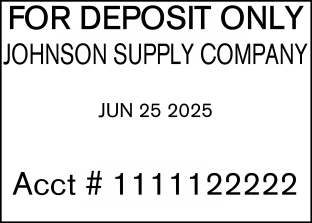 H-6108 - H-6108 Shiny Heavy Duty Self-Inking Dater