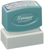 N 12 Xstamper<br>1" x 2"