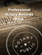 NRB - Professional Notary Records Book&trade;