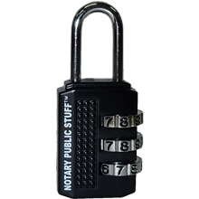 Combination Lock for Supplies Bag